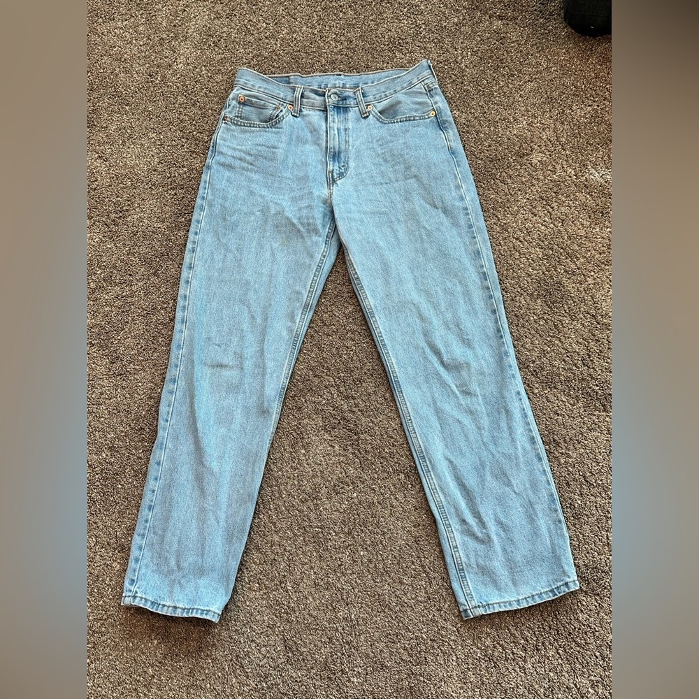Levi’s 550 Relaxed Fit Tapered Leg Jeans Men’s 33x32 Light Wash Denim